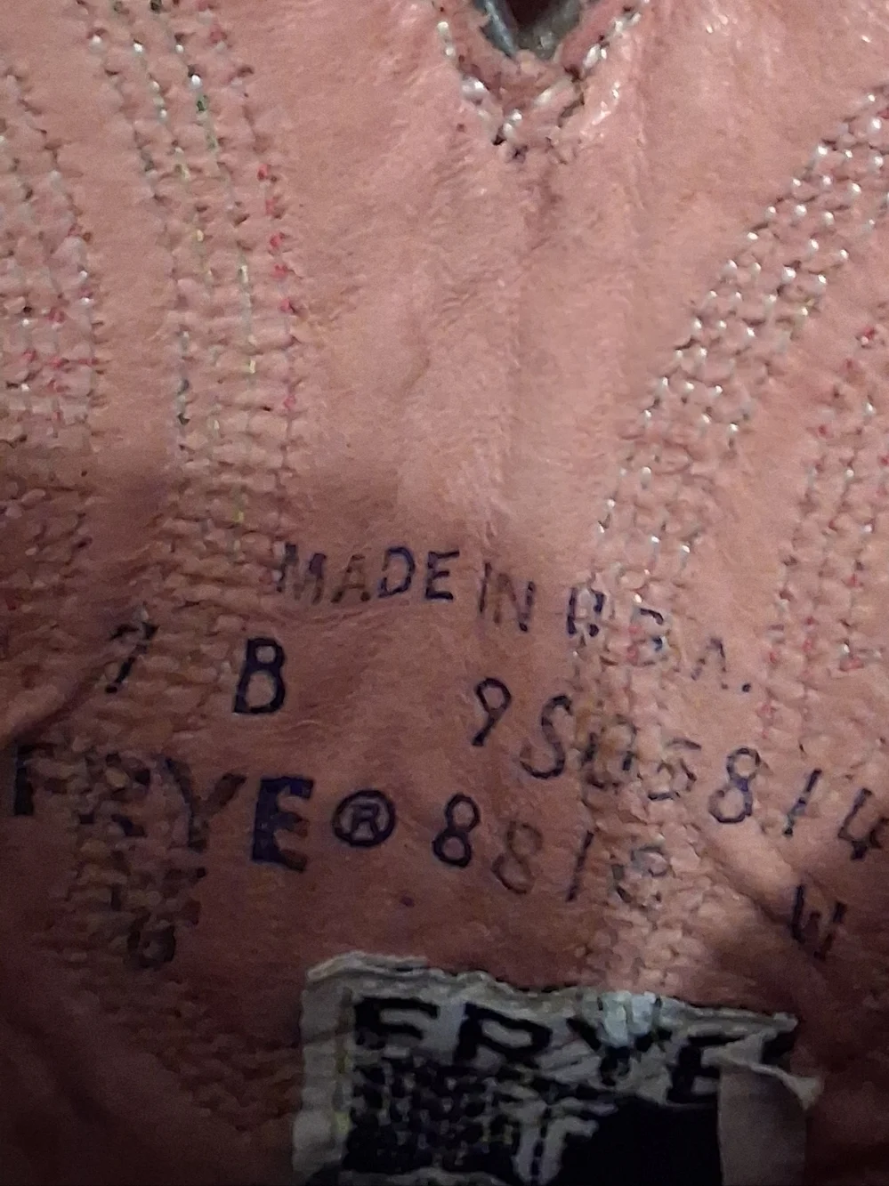 Frye Burgundy Leather Western Heeled Boots - Picture 3 of 7